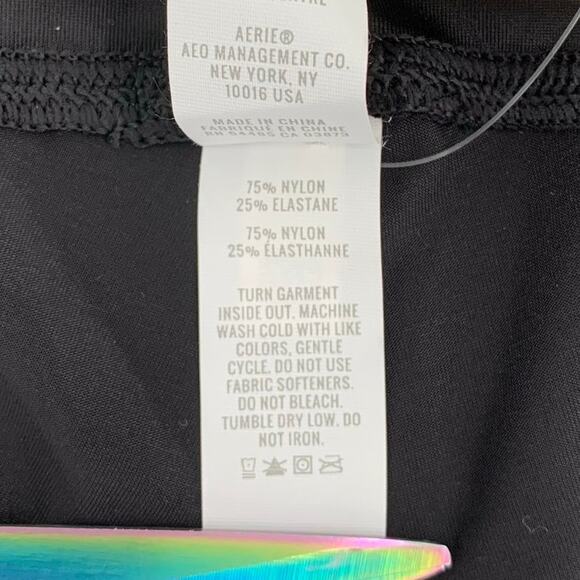 Offline by Aerie Womens XL Leggings Black High Rise Silky Soft Feel Athleisure - Picture 9 of 10